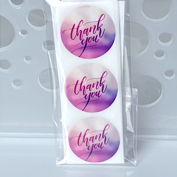 25 pcs Thank You Stickers 1" inch - Picture 2 of 7